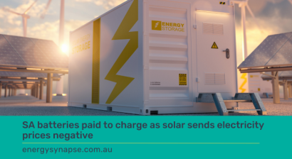 SA batteries hornsdale power reserve lake bonney paid to charge negative prices