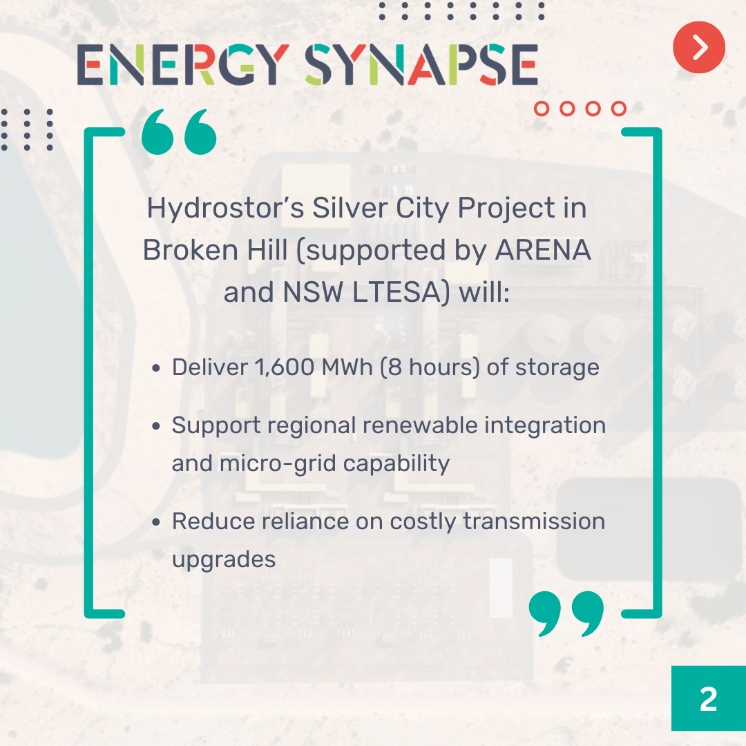 Hydrostor Silver City Advanced Compressed Air Energy Storage (A-CAES) Energy Synapse